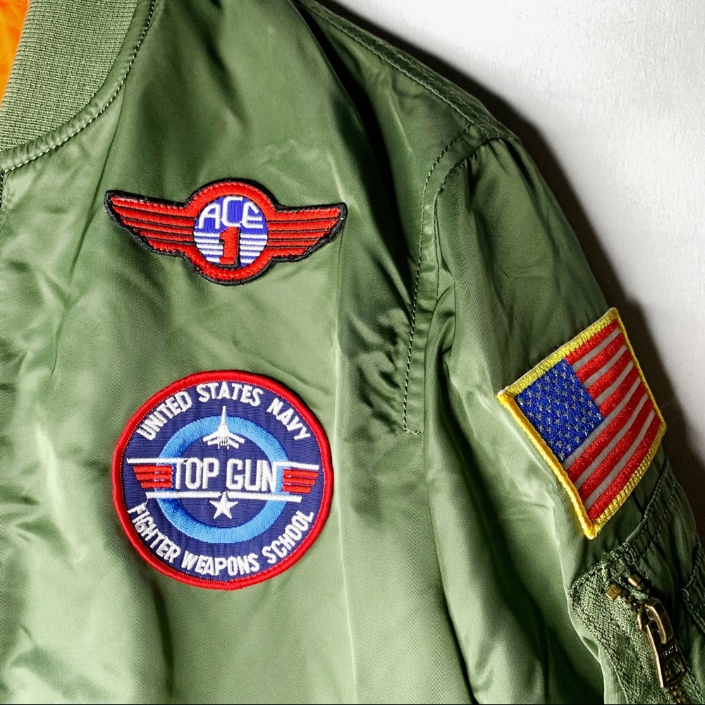 ALPHA INDUSTRIES MA-1 Classic Bomber Flight Jacket - Picture 10 of 16